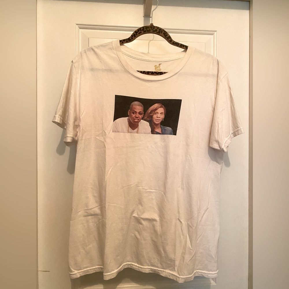 Hysterical Beyoncé and Jay-Z face swap shirt